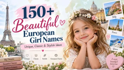 150+ beautiful European girl names with unique, classic, and stylish ideas