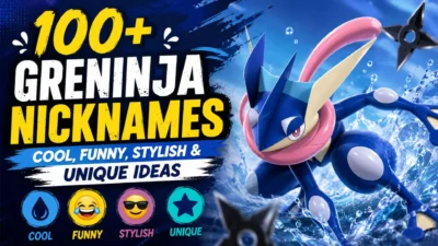 100+ Greninja nicknames with cool, funny, stylish, and unique name ideas