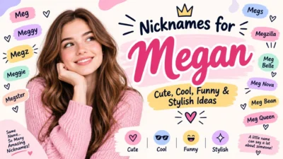 Nicknames for Megan with cute, cool, funny, and stylish name ideas
